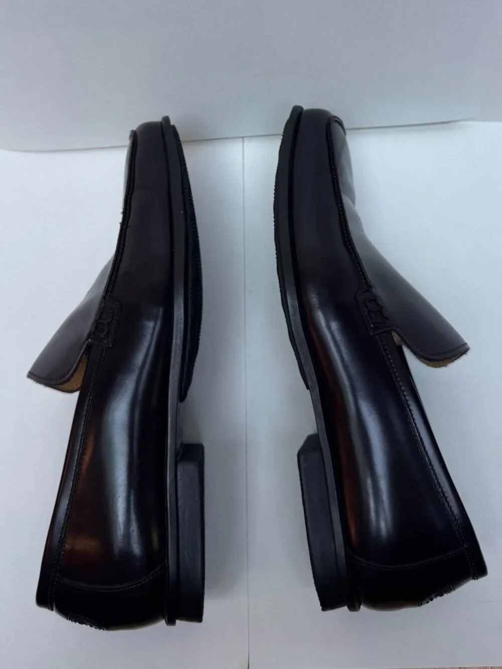 Vintage Coach Jerry Moc-Toe Men's Loafer Dark Brown Del Mar Calfskin Leather